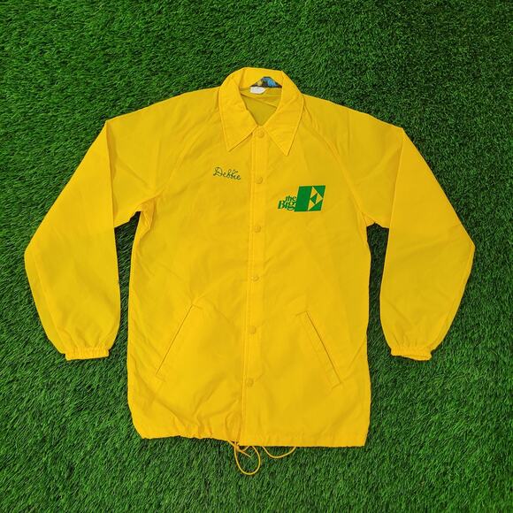 Vintage 60s Champion Coach Jacket XS/S 19x29 Yellow - Picture 1 of 14